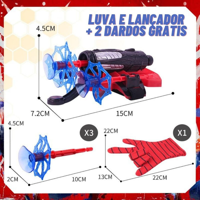 Luva Lança Dardos Spider Man